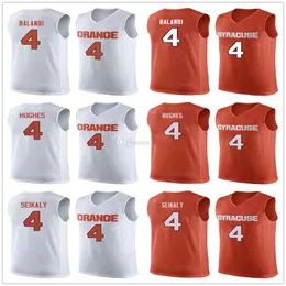 Syracuse Orange College Antonio Balandi #4 Basketball Jerseys Elijah Hughes Rony Seikaly Mens Ed Custom أي اسم رقم