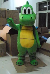 2019 Hot New Green Dragon Dinosaur Maskotki Kostium Fancy Costume Mascotte dla dorosłych Prezent na Halloween Carnival Party