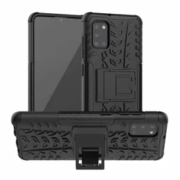 Shockproof Tough Rugged Dual Layer Protective Case Hybrid Kickstand Cover for Samsung Galaxy A31 A21 A11 A01 A41 A51 A71 5G A81 A91 S20 FE