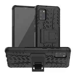 Shockproof Tough Rugged Dual Layer Protective Case Hybrid Kickstand Cover for Samsung Galaxy A31 A21 A11 A01 A41 A51 A71 5G A81 A91 S20 FE