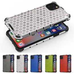 Shockproof Armor Cell Phone Cases for iPhone13 13Mini 13Pro 12Pro 11 Pro X XR XS Max 7 8Plus Honeycomb Back Cover