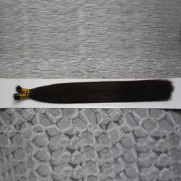 100% Human Hair 100s Proste Mikro Koraliki Brak Remy Nano Ring Links Human Hair Extensions 100g Proste Brazylijskie Dziewicze włosy