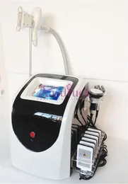 free LLLT 8 Pads Lipo Laser cryotherapy Cavitation Slimming Multipolar RF Body Weight Loss Vacuum fat freeze cold lymphatic Machine