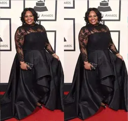 2019 Mãe negra da noiva Vestidos de mangas compridas Lace Noivo formal Mindmoter noite festa de casamento convidados vestido mais tamanho feito sob encomenda