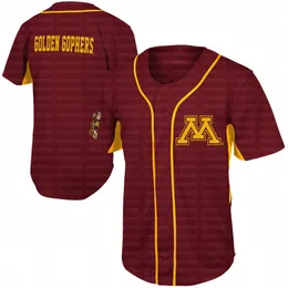 Michigan Jersey Inspired Collegiate Baseball Uniform Breathable
