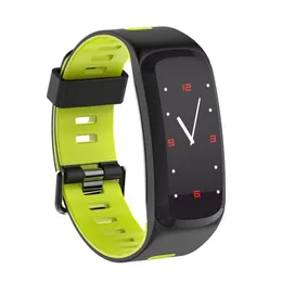 F4 Smart Bracelet Blood Pressure A Frequenza cardiaca Monitor Promemoria Smart Watch Pedometro Bluetooth Sport Sport Smart Wristwatch per iPhone Android