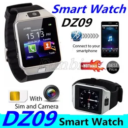 DZ09 1,44 inch Smart Watch Polsband Intelligent Sport Watch Inteligente horloges met Sim TF Card Port