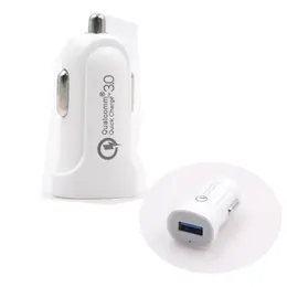 QC 3 0 Snabbare laddare USB-laddare Adapter Singelport för iPhone Samsung iPad GPS eller andra enheter