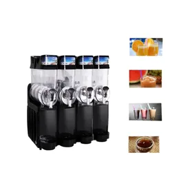 Commercial cold drink snow slush machine high-quality smoothie snow melting machine large capacity juicer 4 cylinder snow melting machine