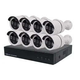 H.265 3MP 8CH Video Surveillance Kit Outdoor PoE Camera Beveiligingssysteem 8CH POE NVR Groothandel Prijs
