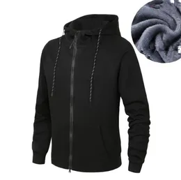 Teknisk fleece basket hooded hoodies jacka owen rymd bomull plus sammet som kör blixtlås cardigan tröjor nnka-005annk