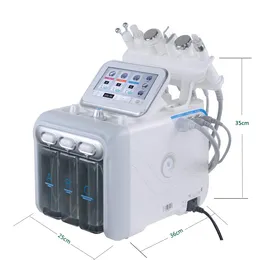 Microcurrent Face Lift Facial Ultrasonic Skin Scrubber Microdermabrasion Machine Bio Hot Cold Hammer Galvanic Equipment