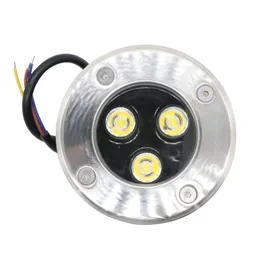 Edison2011 3 * 3W 9W utomhus LED Underground Lampa Vattentät IP67 LED Spot Floor Garden Yard LED Underground Light