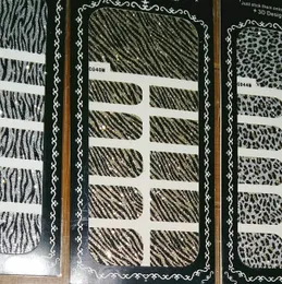 Корея Дизайн Ногтей Наклейка Леопард Блеск Nail Art Wrap Wraps Наклейки Фольга Советы Наклейка Украшения Клей Аппликация * Высокое Качество НОВАЯ Мода