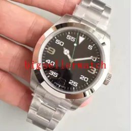 Luksusowy zegarek męski 116900-7120 Sapphire Czarne szkło Lustro CAL 2813 Automatyczny ruch ze stali nierdzewnej Składany pasek klamry wysoki nadgarstek