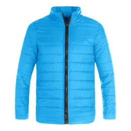 Mäns Jackor Varm kappa Vinter Höst Slank Puffer Zipper Jacka Utomhus Vandring Camping Sport Bomull Jackor Mode kläder