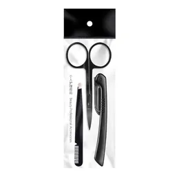 Stainless steel eyebrow shaping tools 3pcs/set scissors clip eyebrow knife eyebrow shaping set beauty tools set