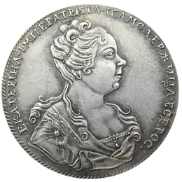 1726 Rosja 1 Rubel Silverated Dekoracyjne monety kopii