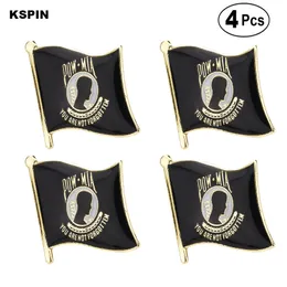 POW Brooches Lapel Pin Flag badge Brooch Pins Badges 4PC
