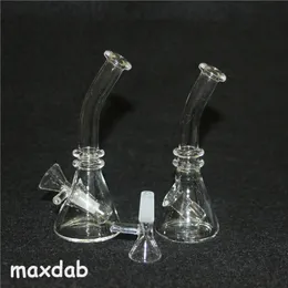 hookahs glass Bongs Mini Silicone Dab Rig Water Pipes Bong 4.72 inch Bubbler Camo Oil Rigs Detachable Unbreakable Percolator Hookah