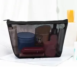 Designer-Donne Donne Trasparente Borsa Cosmetica Funzione di viaggio Makeup Case Zipper Make Up Organizer Storage Borse Borse Beauty Beauty Bag