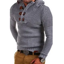 Monerffi 2018 Mens Zip Wool Sweater Pullovers Långärmad Half-Zipper Tröja Jumper Knitwear Winter Cashmere Ytterkläder för män Sh190930
