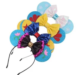 2020 Glitter Can Flip Sequins Girl Hairband Headband Hair Hoop for Girls Women Cat Ear Hair Bands Halloween Headdress Presenter