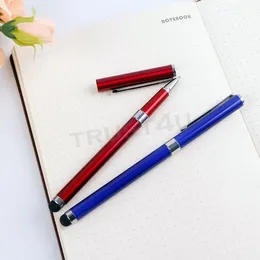 Universal Luxury 2 i 1 Kapacitiv pekskärm Ritning Pen Styluspenna för iPhone för iPad för smart telefon tablett