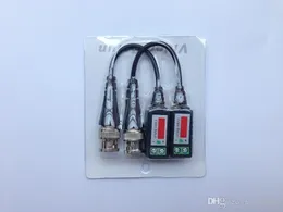 200PCS ملتوية CCTV Balun فيديو السلبي الإرسال والاستقبال 300meters القطر UTP Balun جهاز BNC CAT5 الكابل CCTV UTP فيديو Balun