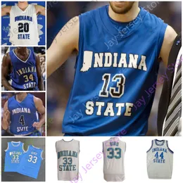 New State College 2022 Koszykówka nosi koszulki do koszykówki Indiana Sycamores Basketball Jersey NCAA College Tyreke Key Barnes Jake Laravia C.