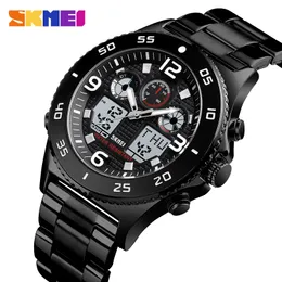 SKMEI Men's Digital Watch 3 time Chronograph Stopwatch Sport Watch Men Waterproof Clock Male Quartz Wrist watches