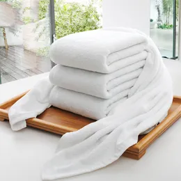 Asciugamani da bagno per hotel all'ingrosso Guest House Asciugamano bianco in cotone 100% Uso unisex Asciugamano da bagno sicuro naturale Forniture da bagno morbide DH0710