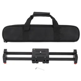 Freeshipping v2-500 Compact Retractable Track Dolly Slider 50cm Rail Shooting Video Camera Stabilizer med 1/4 "och 3/8" Trådskruv