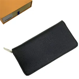 Wallets Mens Wallet Purse Zippy Wallet Men Long Wallets Fold Card Holder Passport Holder Women Long Folded Purses Photo Pouch 68 258