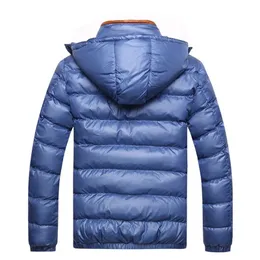 Moda-Man Down Kurtka Kurtka Z Kapturem Mężczyźni Parka Pikowana wyściełana Watowana wiatrówka Męskie Kurtki męskie i Płaszcz Parkas Płaszcz M220