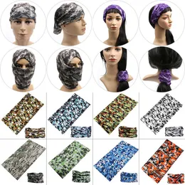 Nowe Unisex Kobiety Mężczyźni Multicolor Magiczna Moda Głowy Maska Twarz Maska Neck Geter Snood Nakrycia głowy Motocykl Rurka Rura Szalika C19011001