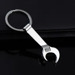 8.5 * 3.2cm Köksverktyg Metallnyckelnyckel Spaken Ölflaskaöppnare Keychain Key Ring