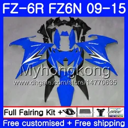 Karosserie für Yamaha FZ6N FZ-6R 2009 2010 2011 2012 2013 2014 2015 glänzend blau heiß 239HM.50 FZ 6R FZ6 R FZ 6N FZ6R 09 10 11 12 13 14 15 Verkleidungen