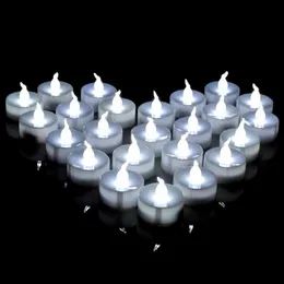 LED Lights Waterproof Tea Lighting White Submersible Pool Lights Underwater Submersible Tea Lights Pond Fishing Celebration Flameless