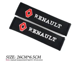 Car Styling Seat Belt Cover Case Auto Stickers For Renault Megane 2 Duster Logan Captur Clio Laguna 3 Fluence Cotton Accessories Car-Styling