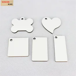 30 Shapes Sublimation Wooden Blank MDF Key Chain Fashion OEM White Key Rings For Heat Press Transfer Jewlery 2019 New