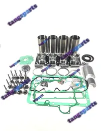 Kit de reconstrução de motor v3300 com vavles (16 v) para peças de motor kubota escavadeira escavadeira carregadores etc kit de peças de motor