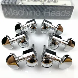 3R-3L Grover Electric Guitar Machine Heads Tuners Nickel Tuning Pinns