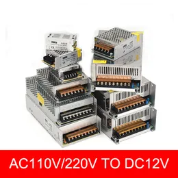 Switch Strömförsörjning DC12V 6a 10a 15a 20a 25a 30a 40a LED-belysningstransformatorerFör LED-remsa AC100-240V till DC12V LED-transformator