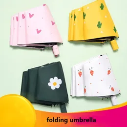 Rain Gear 3 Folding Light and Durable Umbrella Light Sun Umbrella Sun Rain UV Protection Umbrellas