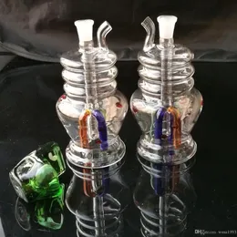 Wholesale glass water pipe, special-shaped spiral four claw pot, free delivery