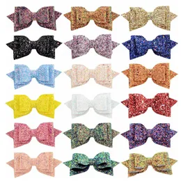 16pcs/lot 3.5'' Girls Glitter Hair Clips Bling Shining Kids Hairpins Hair Accessories Headwear