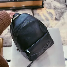 Pinksugao ryggsäckar designer fande märke ryggsäck lyx studenter svart skolväska kvinnor axelväska äkta läder 2020 nytt mode