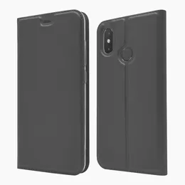 Case dla Xiaomi MI 8 Uchwyt na karty Magnetyczny pełny korpus stałe twarde skóra PU