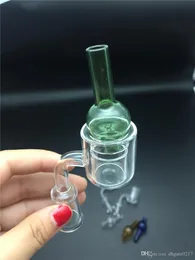 smoking accessories Thermal XXL Quartz Banger nail with carb cap Double wall with 10mm 14mm 18mm Male Female Thick Domeless nails for Dab Rig Bong